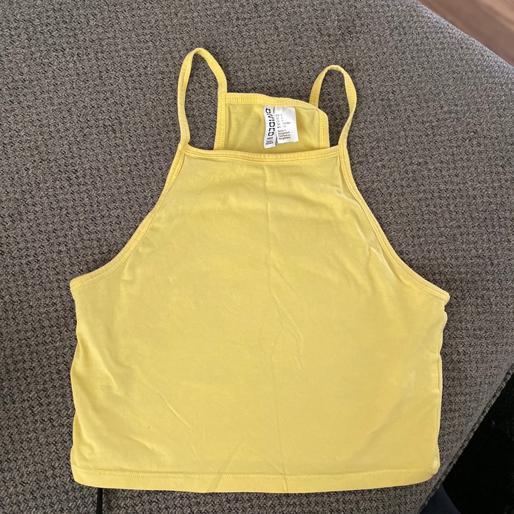 Yellow tank